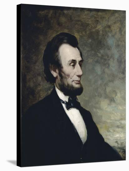 Abraham Lincoln-George Henry Story-Stretched Canvas