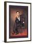 Abraham Lincoln-George Peter Alexander Healy-Framed Art Print