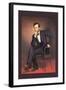 Abraham Lincoln-George Peter Alexander Healy-Framed Art Print