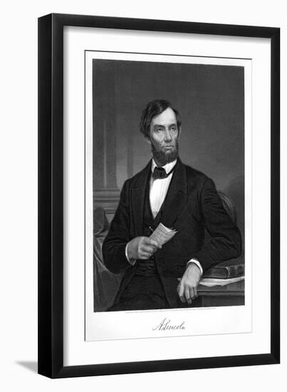 Abraham Lincoln-Alonzo Chappel-Framed Art Print