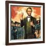 Abraham Lincoln-English School-Framed Giclee Print