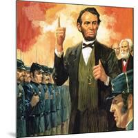 Abraham Lincoln-English School-Mounted Giclee Print