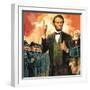 Abraham Lincoln-English School-Framed Giclee Print