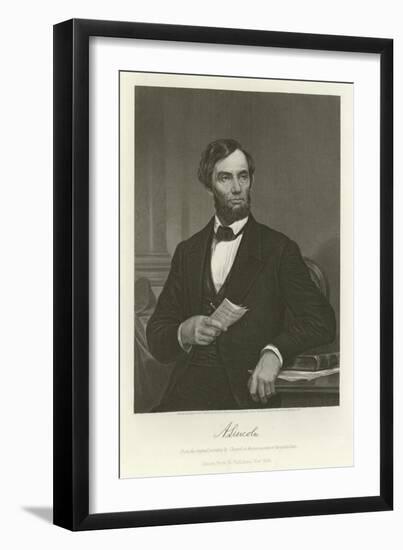 Abraham Lincoln-Alonzo Chappel-Framed Giclee Print