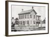 Abraham Lincolns' Family Home in Springfield, Illinois, America-null-Framed Giclee Print