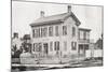 Abraham Lincolns' Family Home in Springfield, Illinois, America-null-Mounted Giclee Print