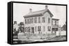 Abraham Lincolns' Family Home in Springfield, Illinois, America-null-Framed Stretched Canvas