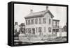 Abraham Lincolns' Family Home in Springfield, Illinois, America-null-Framed Stretched Canvas