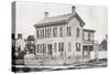 Abraham Lincolns' Family Home in Springfield, Illinois, America-null-Stretched Canvas