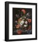 Abraham Mignon, Still Life with Flowers and a Watch-Dutch Florals-Framed Art Print