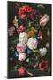 Abraham Mignon, Still Life with Flowers in a Glass Vase-Dutch Florals-Mounted Art Print