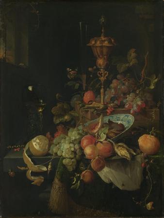 Still Life with Fruit and a Cup on Cocks Legs