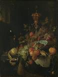 Still Life with Fruit, Foliage and Insects, C.1669-Abraham Mignon-Giclee Print