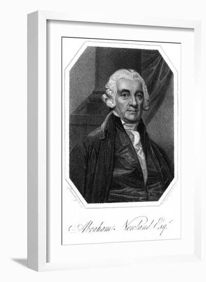 Abraham Newland-George Romney-Framed Art Print