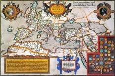 Map Of The Roman Empire-Abraham Oertel-Framed Giclee Print