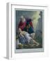 Abraham Offering up His Son Isaac, from a Bible Printed by Edward Gover, 1870s-Siegfried Detler Bendixen-Framed Giclee Print
