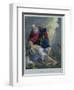 Abraham Offering up His Son Isaac, from a Bible Printed by Edward Gover, 1870s-Siegfried Detler Bendixen-Framed Giclee Print