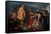 Abraham Offers Gifts to Melchizedek-Nicola Marcola-Framed Stretched Canvas