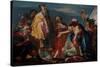 Abraham Offers Gifts to Melchizedek-Nicola Marcola-Stretched Canvas