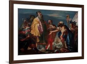 Abraham Offers Gifts to Melchizedek-Nicola Marcola-Framed Giclee Print