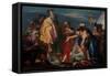 Abraham Offers Gifts to Melchizedek-Nicola Marcola-Framed Stretched Canvas
