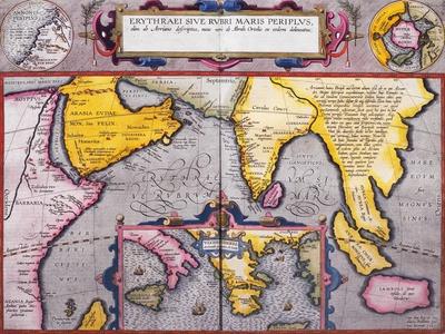 Map of Asia with a Superimposed Map of Europe, from 'Theatrum Orbis Terrarum', 1603
