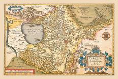 Map of Italy near Florence-Abraham Ortelius-Art Print