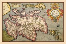 Map of America-Abraham Ortelius-Art Print