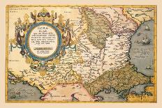 Map of Italy near Florence-Abraham Ortelius-Art Print