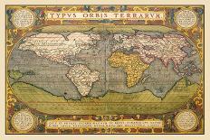 Map of Africa-Abraham Ortelius-Art Print