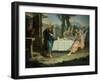 Abraham Receives Announcement of Birth of Isaac-Francesco Fontebasso-Framed Giclee Print