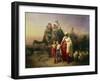 Abraham's Journey from Ur to Canaan, 1850-Jozsef Molnar-Framed Giclee Print