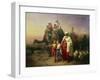 Abraham's Journey from Ur to Canaan, 1850-Jozsef Molnar-Framed Giclee Print