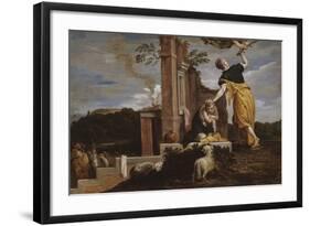 Abraham's Sacrifice of Isaac, 1654-56-David the Younger Teniers-Framed Giclee Print