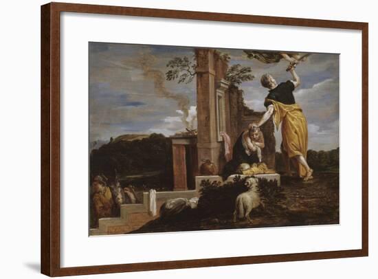 Abraham's Sacrifice of Isaac, 1654-56-David the Younger Teniers-Framed Giclee Print