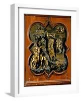 Abraham's Sacrifice of Isaac, Bronze Relief, 1401-Lorenzo Ghiberti-Framed Giclee Print