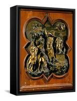 Abraham's Sacrifice of Isaac, Bronze Relief, 1401-Lorenzo Ghiberti-Framed Stretched Canvas