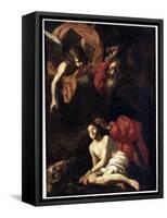 Abraham's Sacrifice of Isaac, C1615-C1620-Giovanni Battista Caracciolo-Framed Stretched Canvas