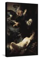 Abraham's Sacrifice-Rembrandt van Rijn-Stretched Canvas