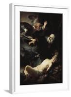 Abraham's Sacrifice-Rembrandt van Rijn-Framed Giclee Print