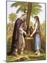 Abraham's Servant and Rebekah-English-Mounted Giclee Print