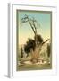 Abraham's Tree Mamreh on the West Bank-null-Framed Photo