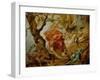 Abraham Sacrifices Isaac, Sketch for the Ceiling of the Church of the Jesuits in Antwerp-Peter Paul Rubens-Framed Giclee Print