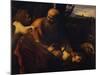 Abraham Sacrificing Isaac, 1603-1604-Caravaggio-Mounted Giclee Print