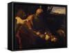 Abraham Sacrificing Isaac, 1603-1604-Caravaggio-Framed Stretched Canvas