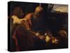 Abraham Sacrificing Isaac, 1603-1604-Caravaggio-Stretched Canvas