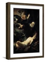 Abraham Sacrificing Isaac, 1635-Rembrandt van Rijn-Framed Giclee Print