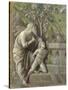 Abraham Sacrificing Isaac, C.1490-95-Andrea Mantegna-Stretched Canvas