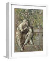 Abraham Sacrificing Isaac, C.1490-95-Andrea Mantegna-Framed Giclee Print