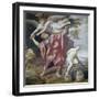 Abraham Sacrificing Isaac-Domenichino-Framed Giclee Print